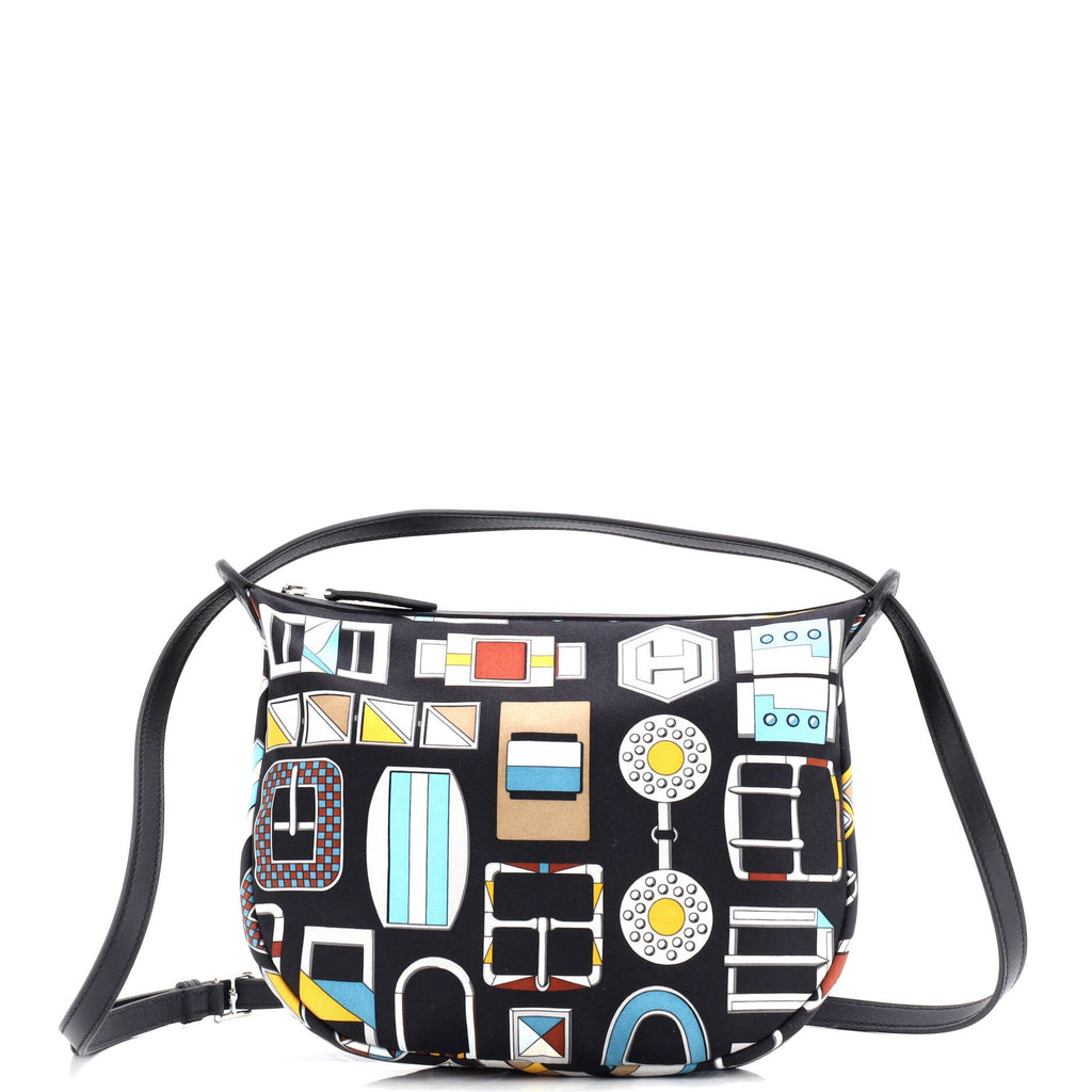 Sursoie To Go Pouch Printed Silk and Leather