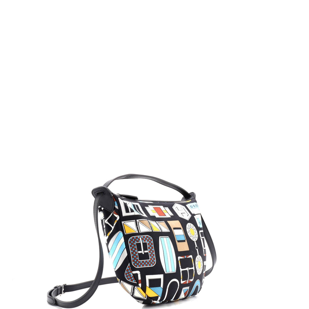 Sursoie To Go Pouch Printed Silk and Leather