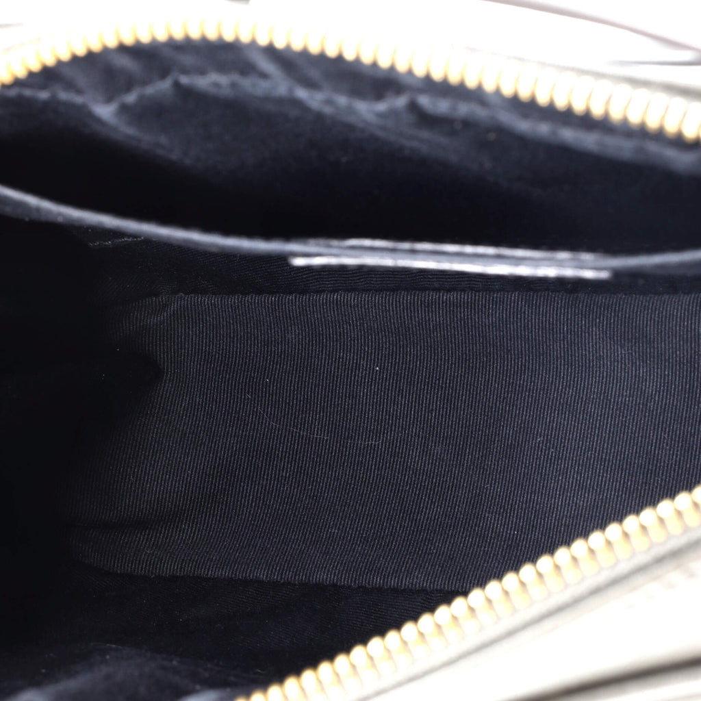 Lou Camera Bag Matelasse Chevron Leather Small
