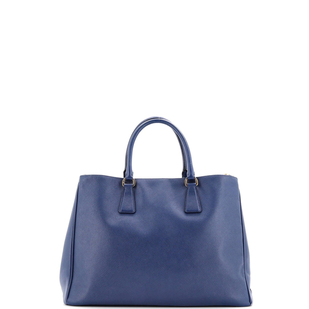 Double Zip Lux Tote Saffiano Leather Large