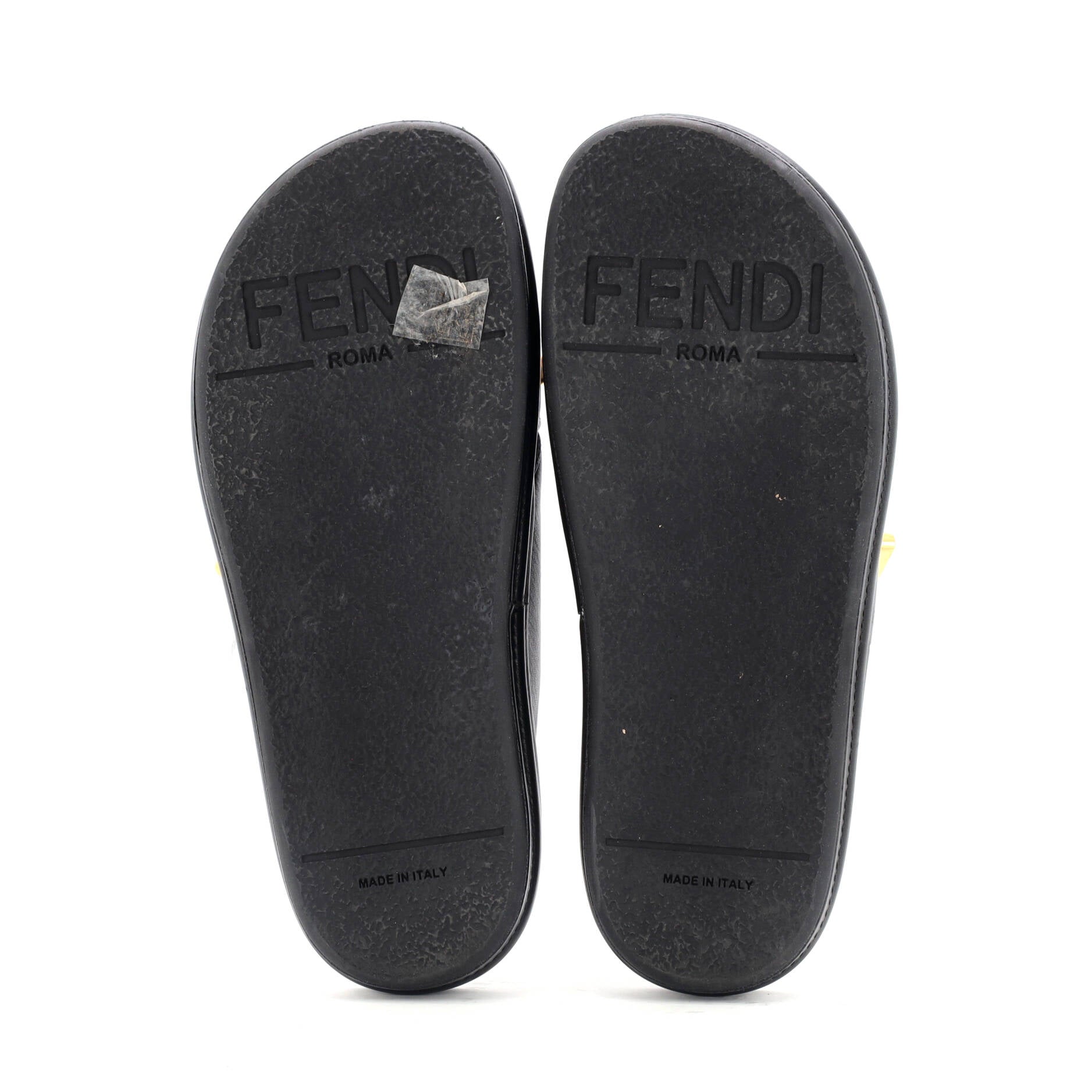 Women's Fendigraphy Slide Sandals Leather