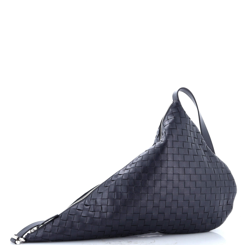 Virgule Shoulder Bag Intrecciato Nappa Large