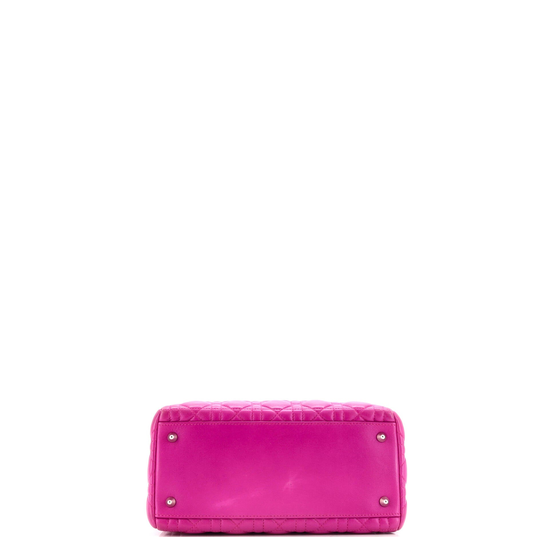 Lady Dior Bag Cannage Quilt Lambskin Medium