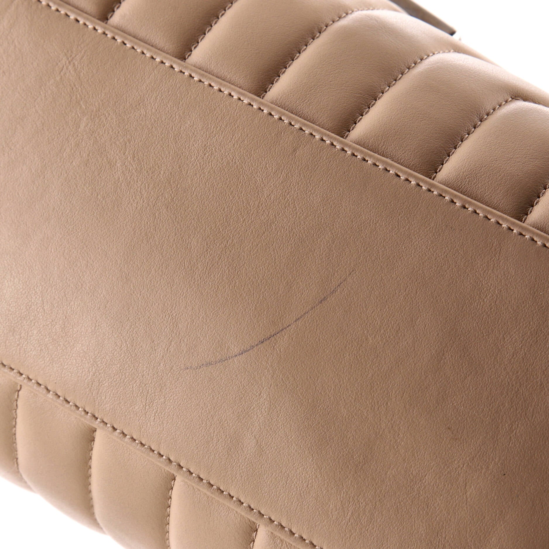 Loulou Shoulder Bag Matelasse Chevron Leather Medium
