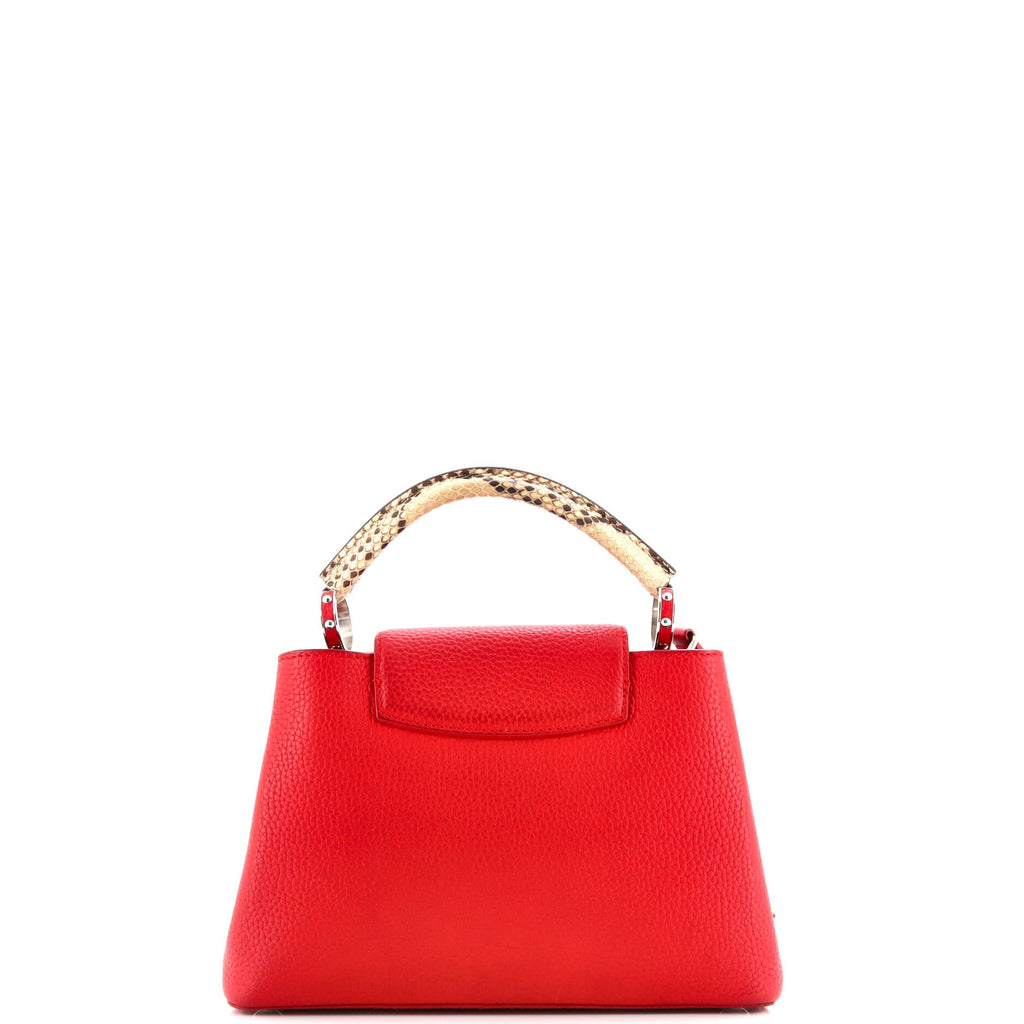 Capucines Bag Leather with Snakeskin BB