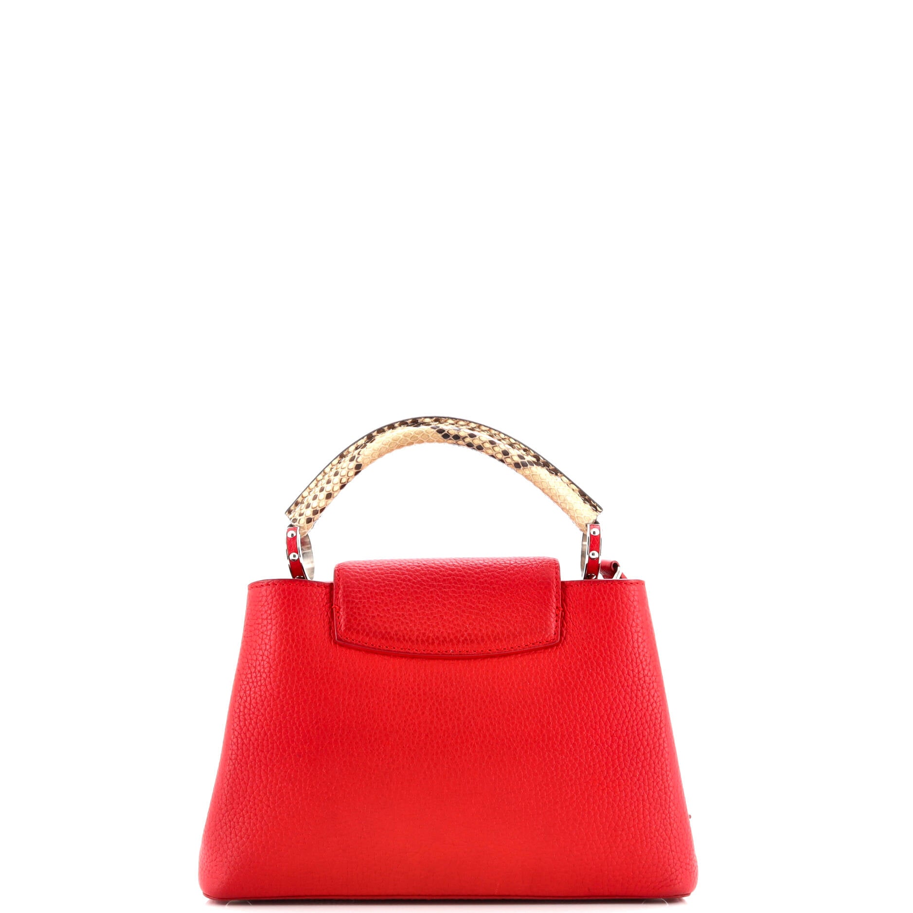 Capucines Bag Leather with Snakeskin BB
