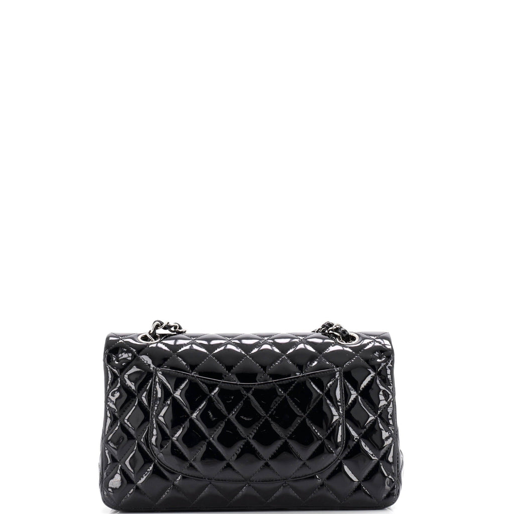 Classic Double Flap Bag Quilted Patent Medium