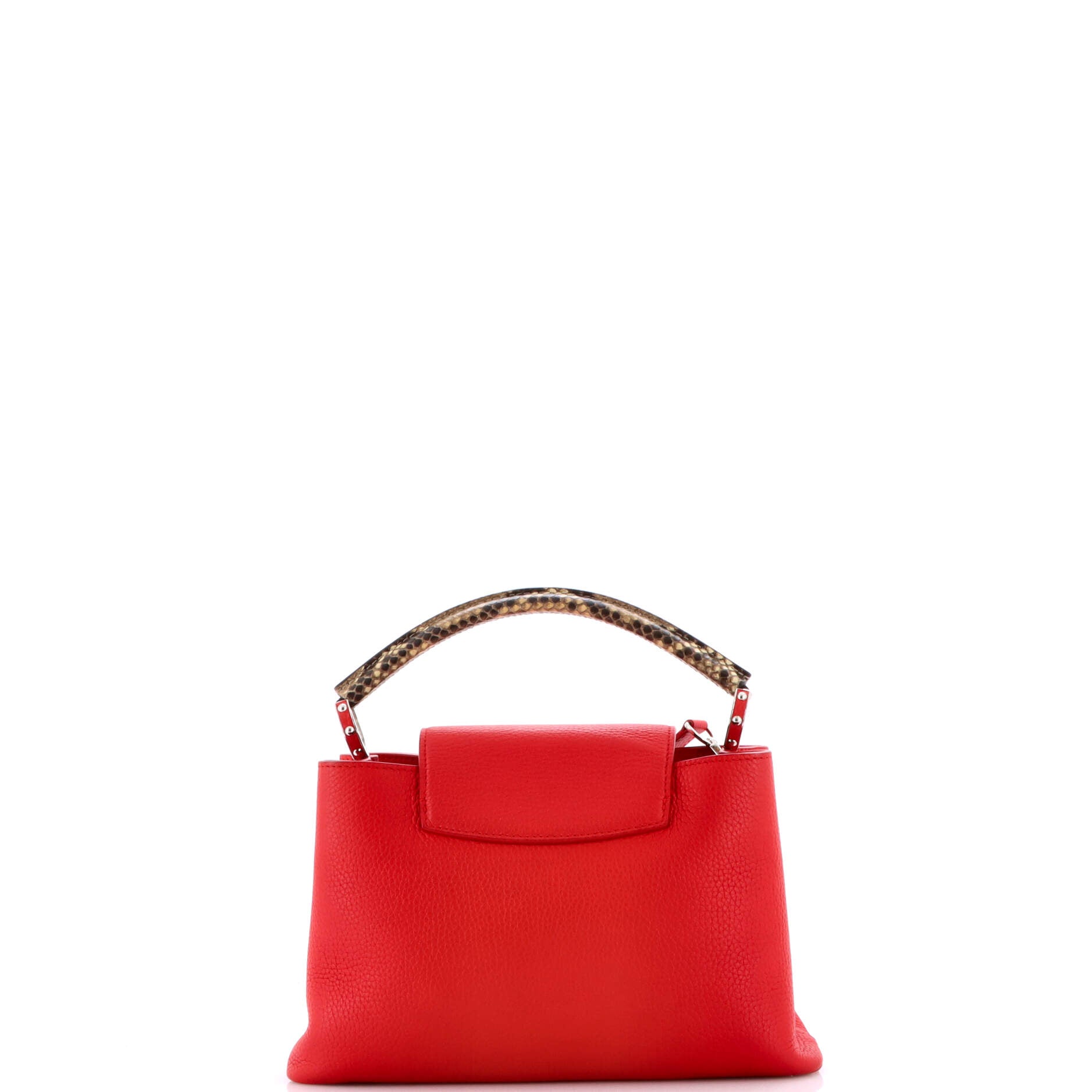 Capucines Bag Leather with Python PM