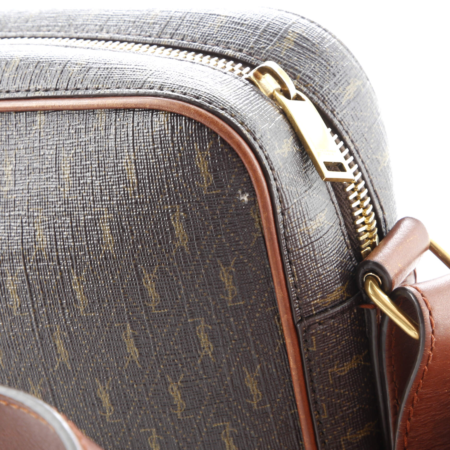 Le Monogramme Camera Bag Monogram All Over Coated Canvas and Leather Small