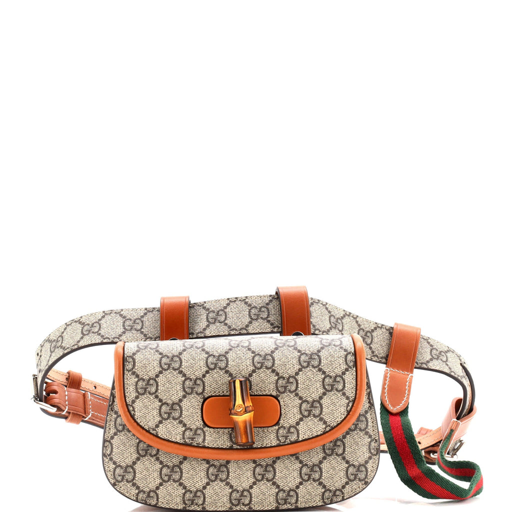 Bamboo 1947 Belt Bag GG Coated Canvas Mini