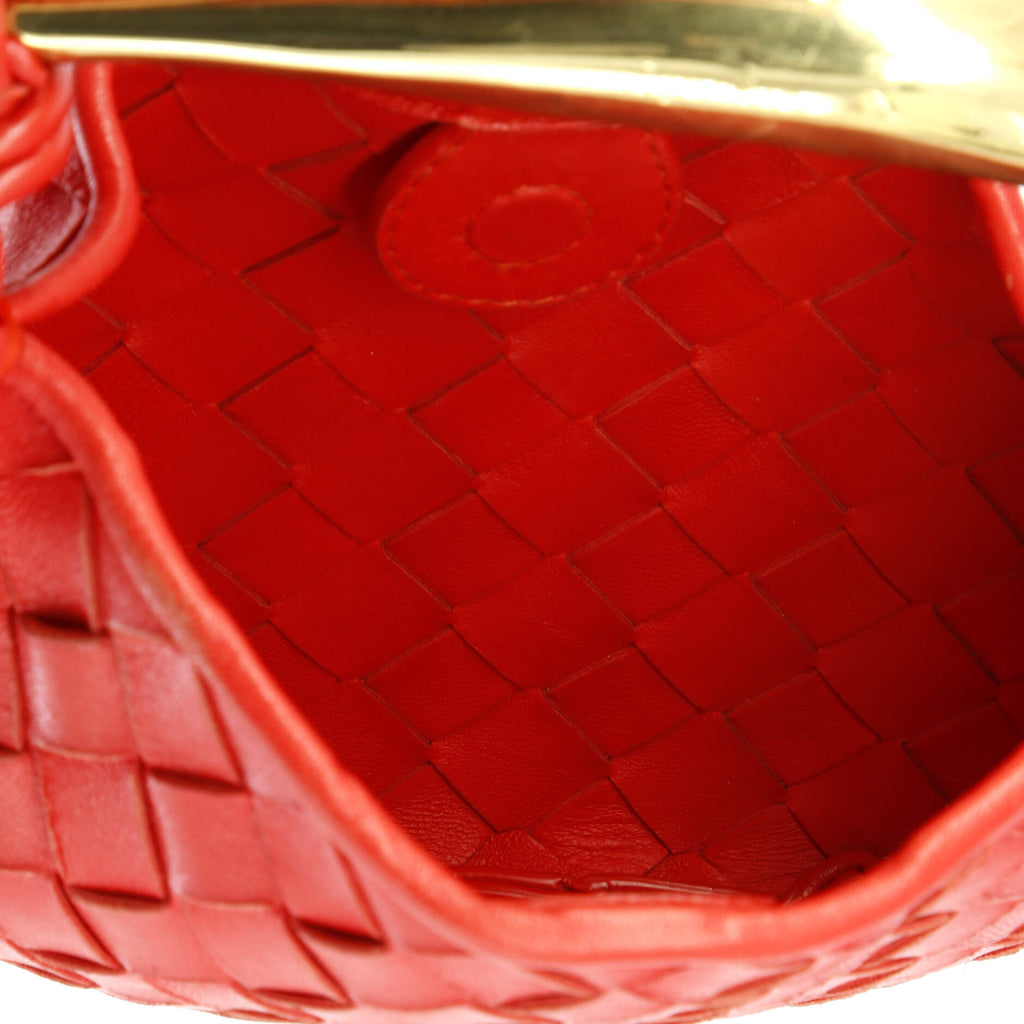 Sardine Top Handle Bag Intrecciato Nappa Mini
