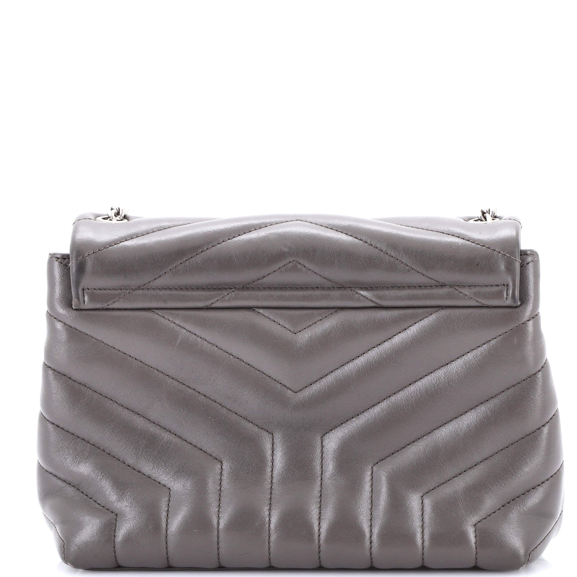 Loulou Shoulder Bag Matelasse Chevron Leather Small