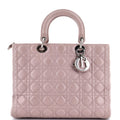 Lady Dior Bag Cannage Quilt Lambskin Large