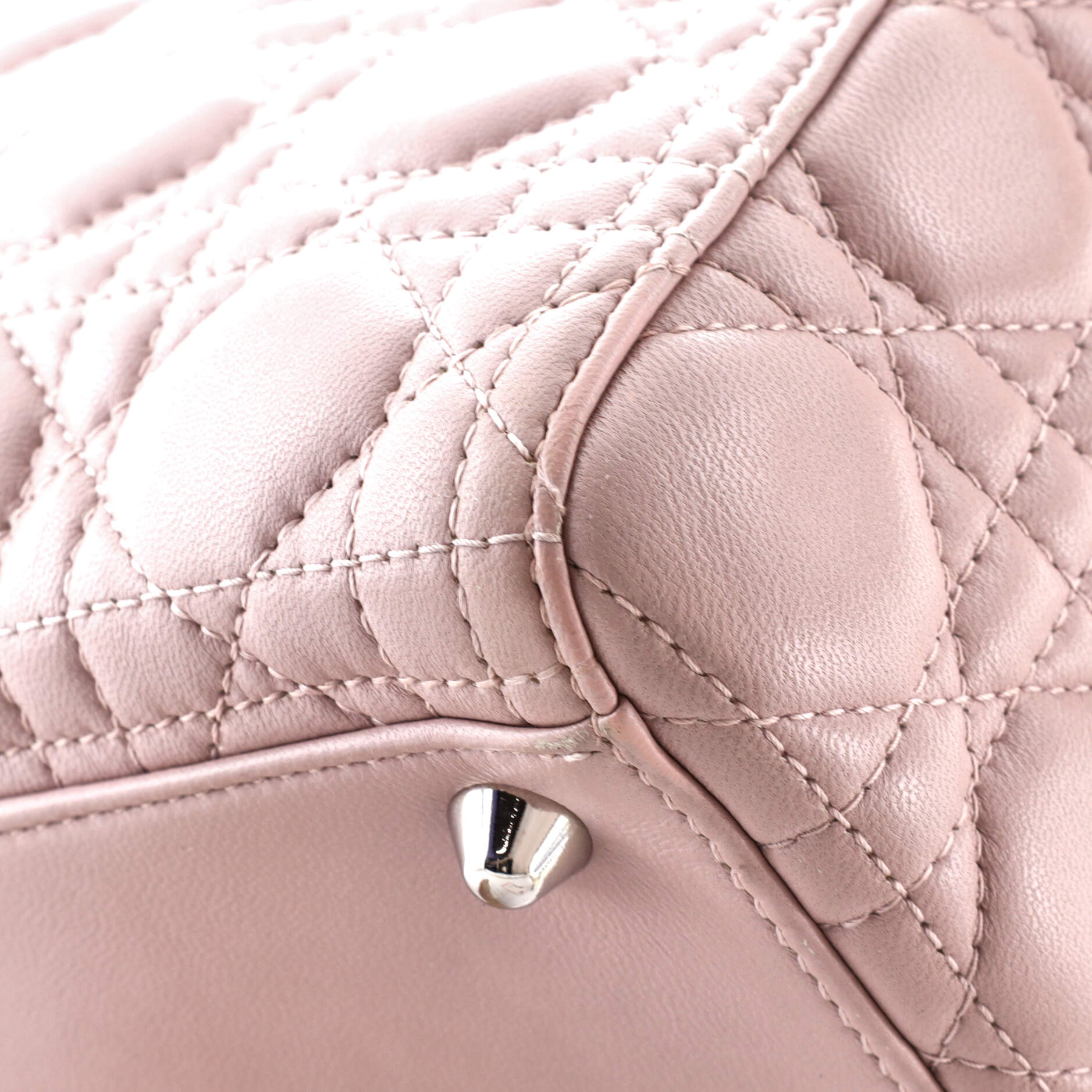 Lady Dior Bag Cannage Quilt Lambskin Large