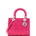 Lady Dior Bag Cannage Quilt Lambskin Medium