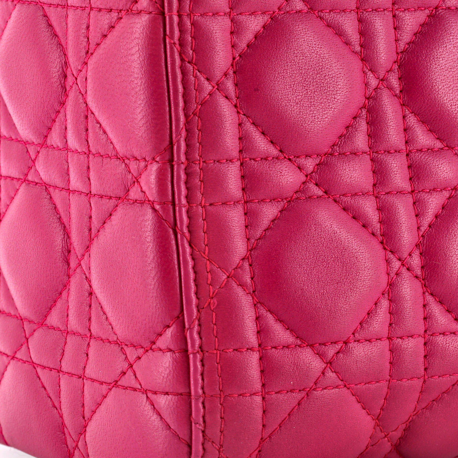 Lady Dior Bag Cannage Quilt Lambskin Medium