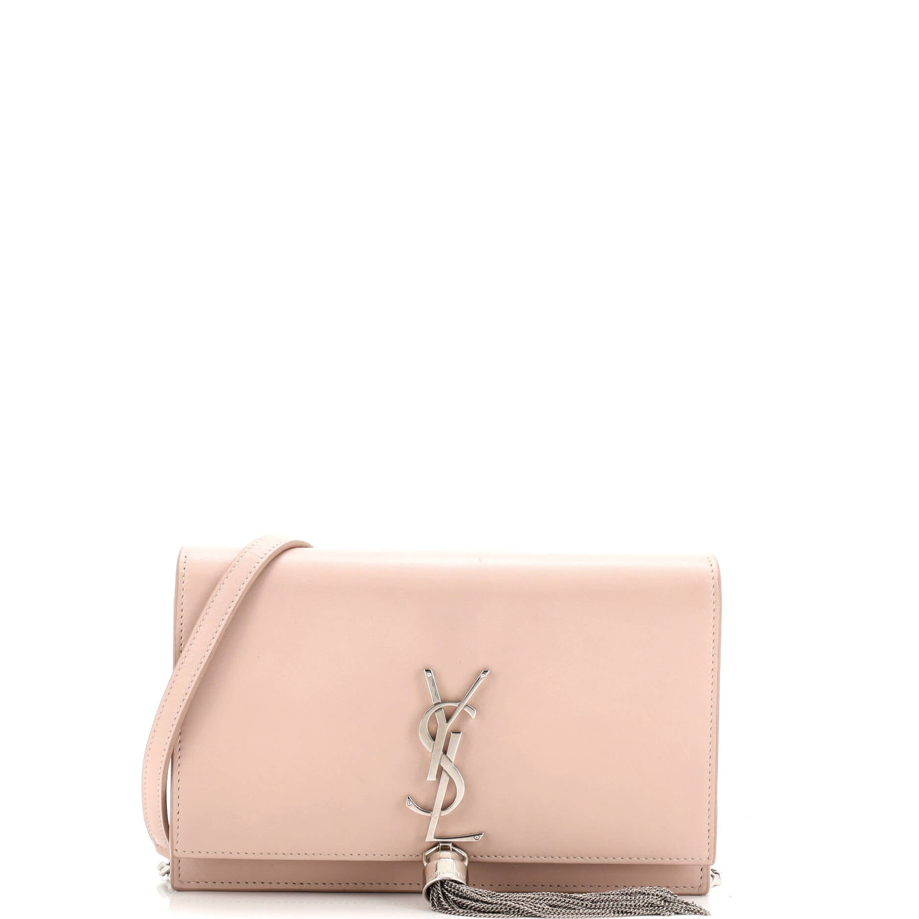 Classic Monogram Tassel Crossbody Bag Leather Small