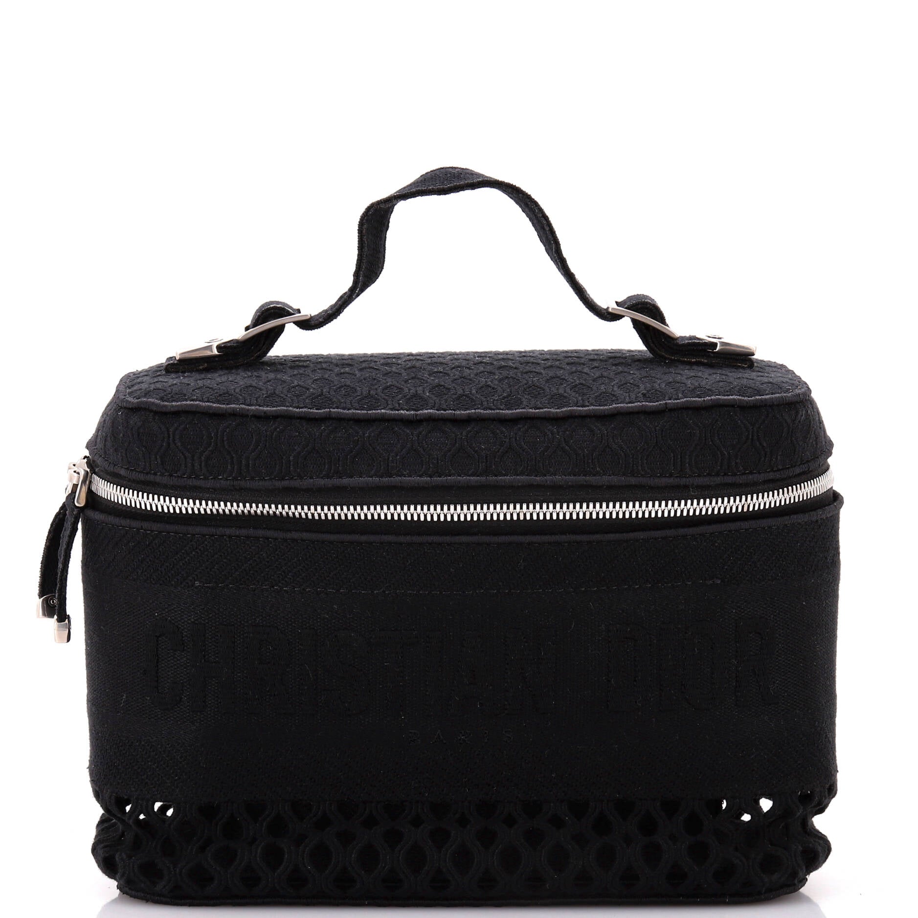 DiorTravel Vanity Case Embroidered Canvas with Mesh