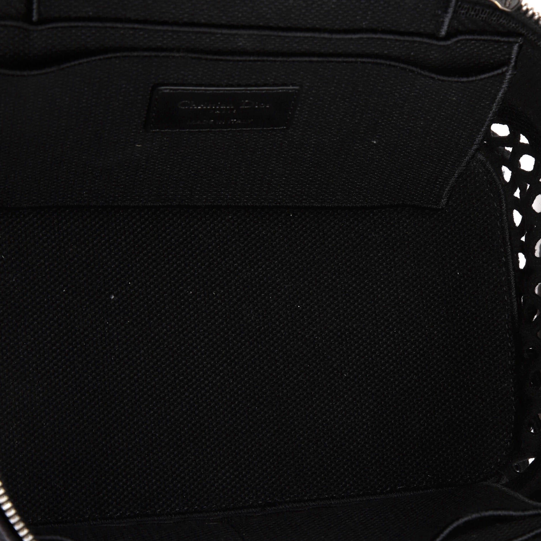 DiorTravel Vanity Case Embroidered Canvas with Mesh