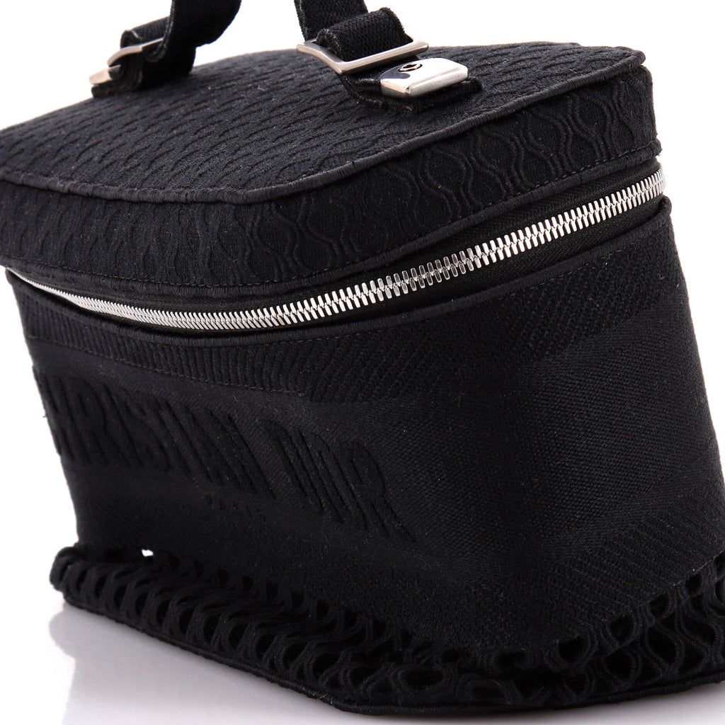 DiorTravel Vanity Case Embroidered Canvas with Mesh