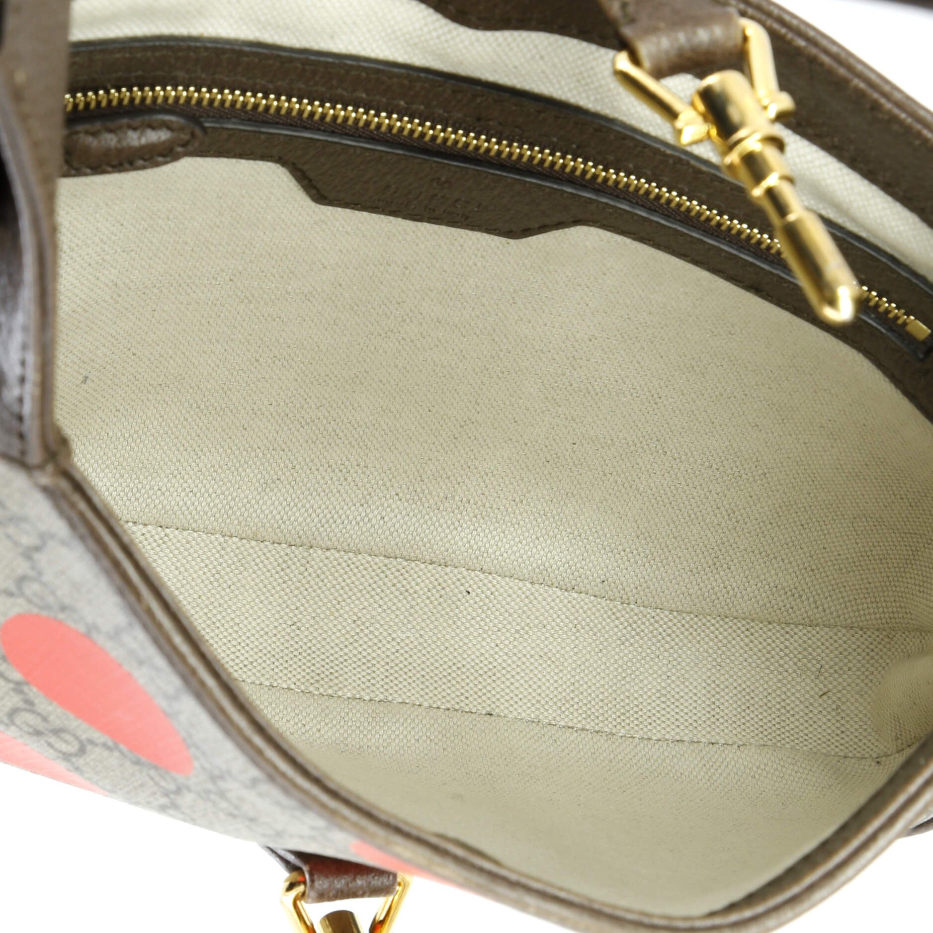 Jackie 1961 Hobo Studded Printed GG Coated Canvas Small
