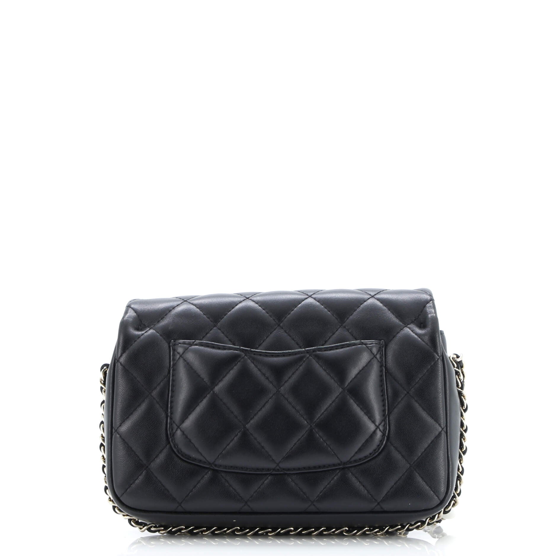 My Precious Pearls Chain Flap Bag Quilted Lambskin Medium