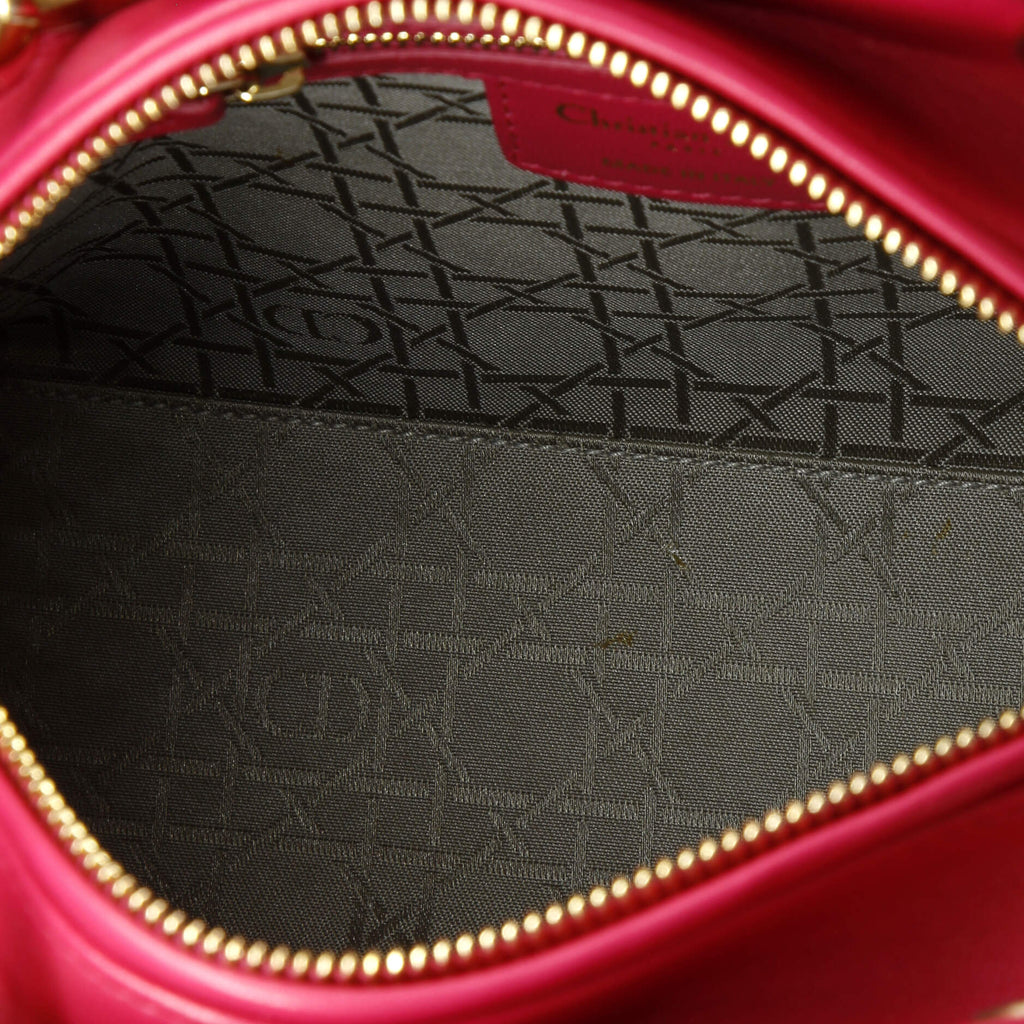 Lady Dior Bag Cannage Quilt Lambskin Medium