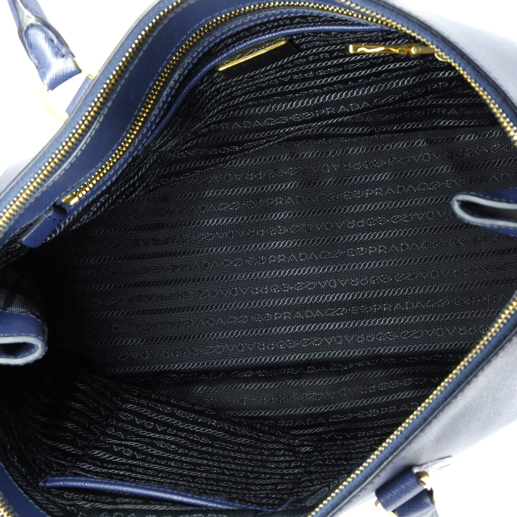 Double Zip Lux Tote Saffiano Leather Large