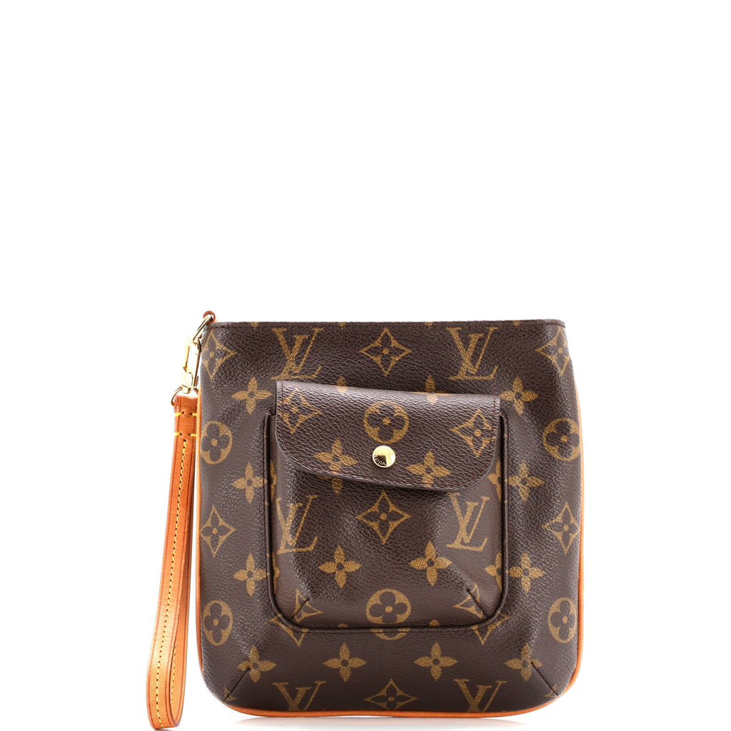 Partition Wristlet Clutch Monogram Canvas
