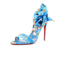 Women's Du Desert Heeled Sandals Printed Satin 100