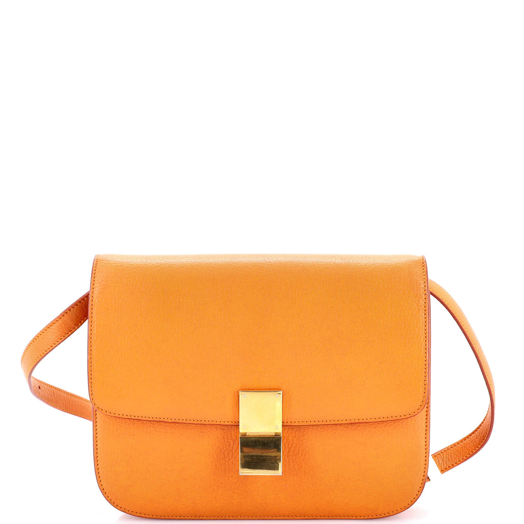 Classic Box Bag Grainy Leather Medium