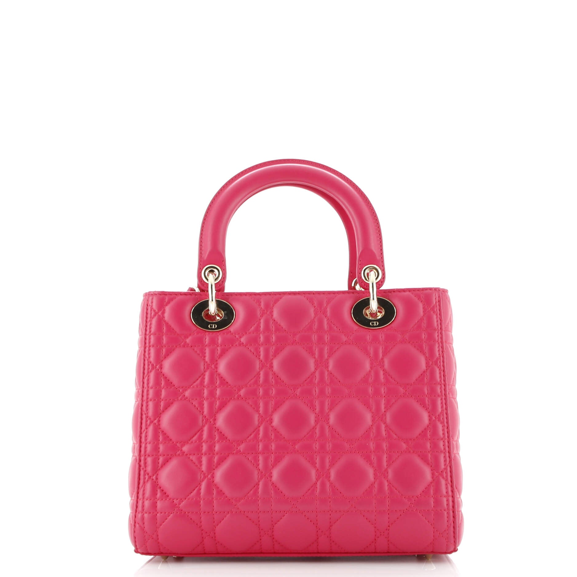 Lady Dior Bag Cannage Quilt Lambskin Medium