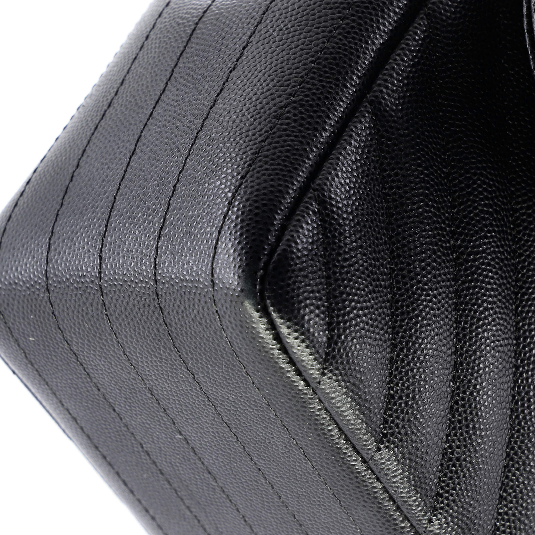 Classic Double Flap Bag Chevron Caviar Jumbo
