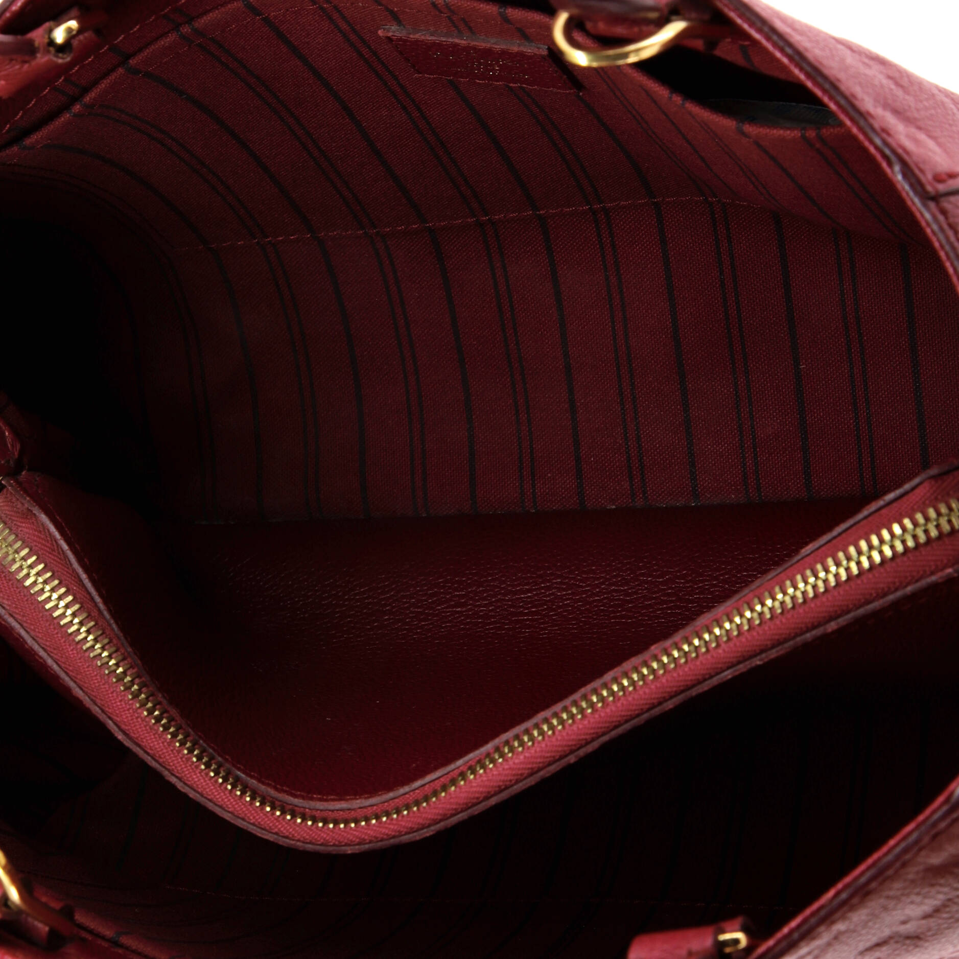 Montaigne Handbag Monogram Empreinte Leather MM