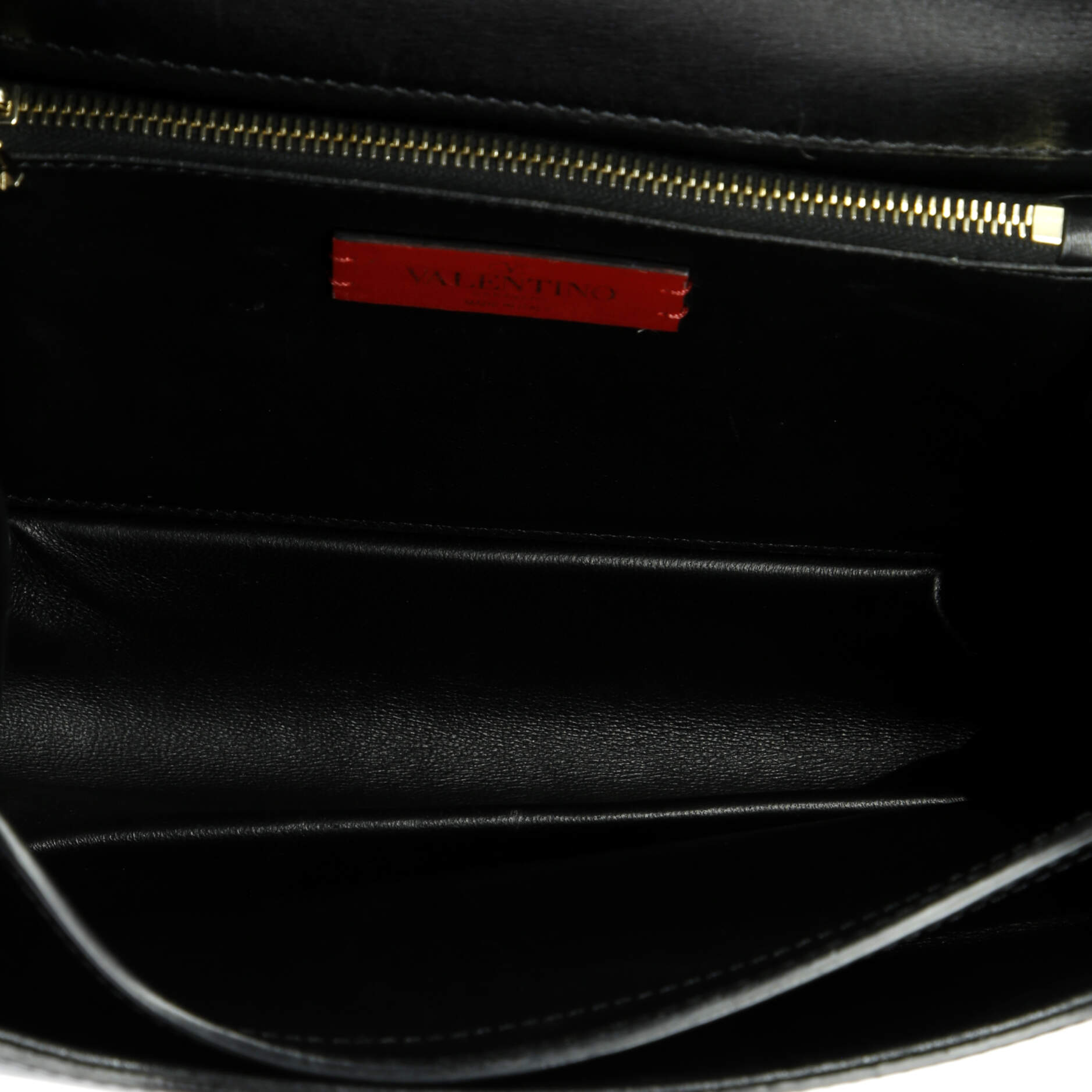 Rockstud Flip Lock Flap Top Handle Bag Leather Small