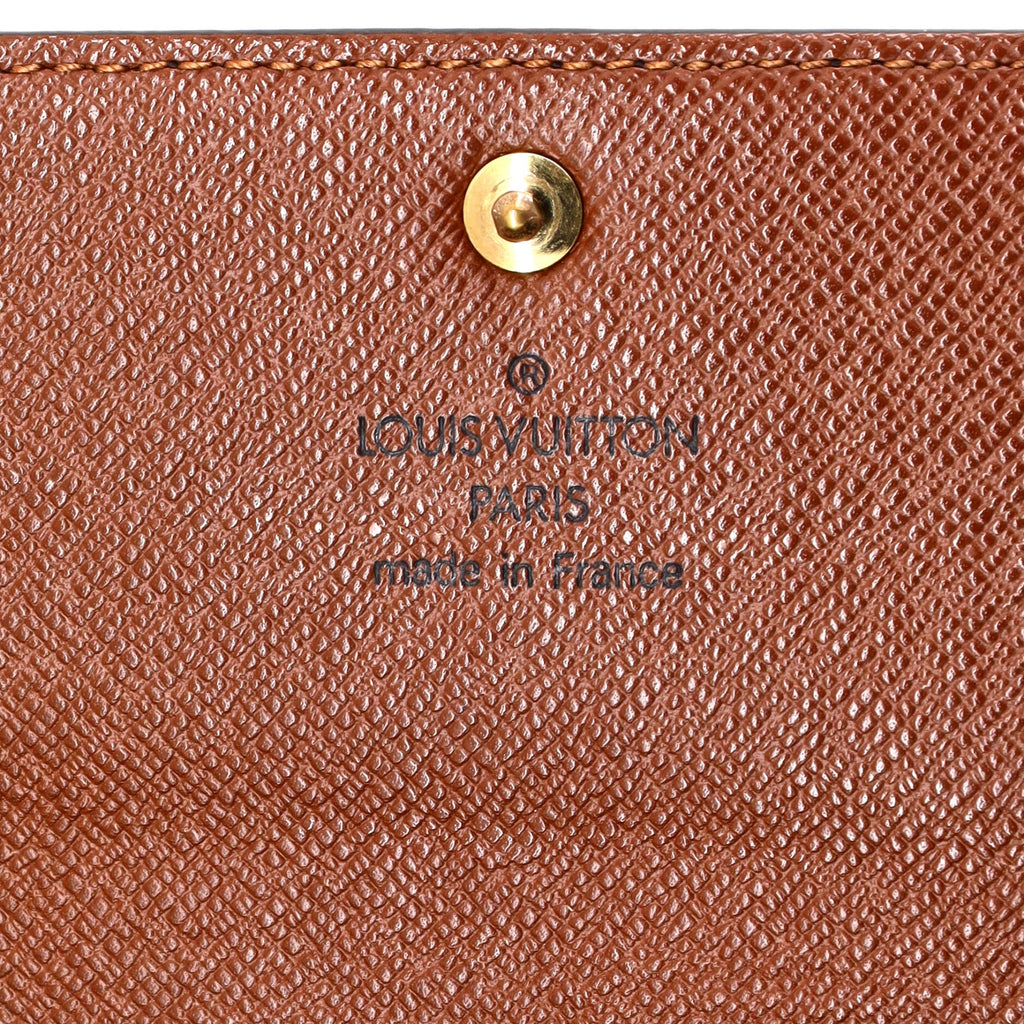 Sarah Wallet Monogram Canvas