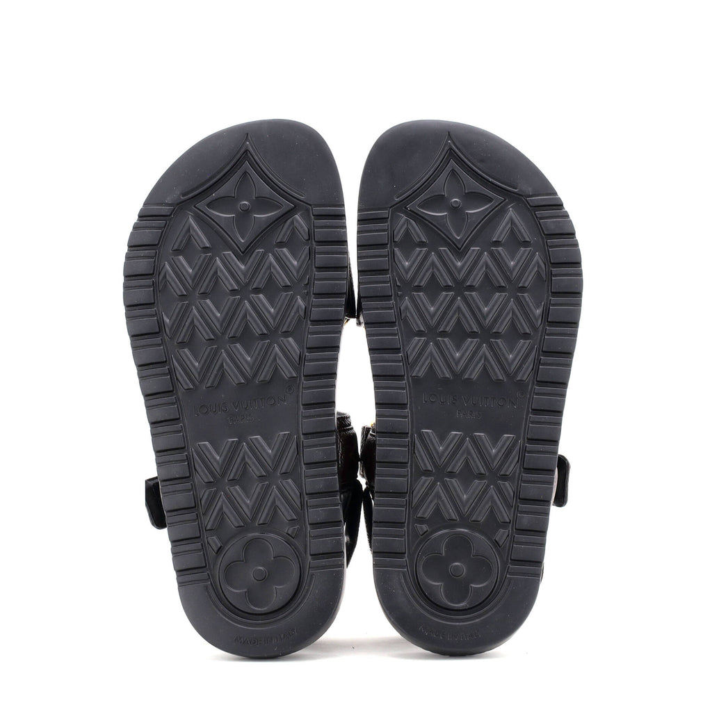 Women's Sunset Comfort Flat Sandals Monogram Canvas