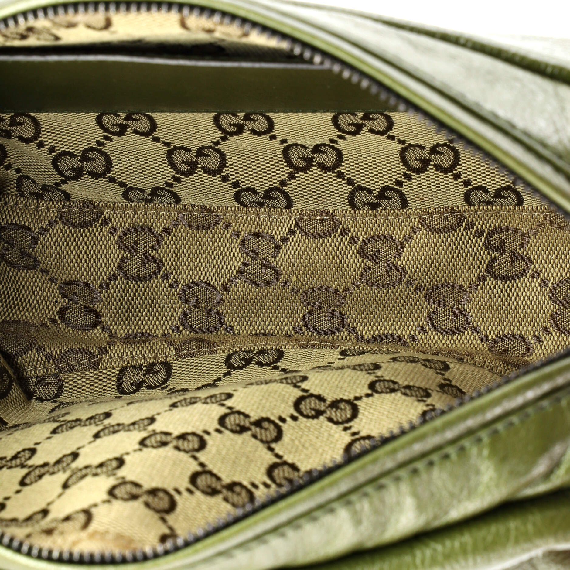 Tonal Double G Shoulder Bag Leather