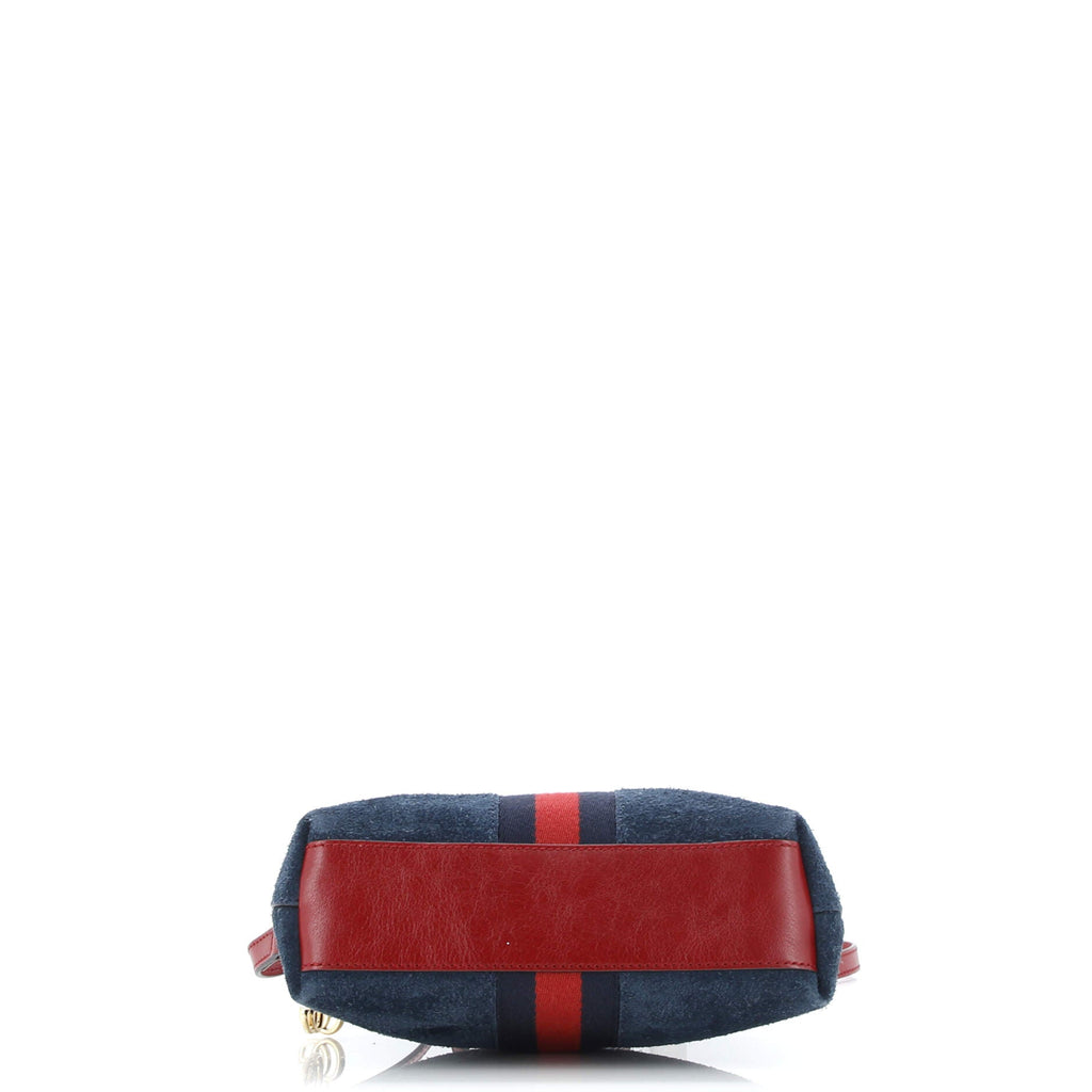 Ophidia Dome Shoulder Bag Suede Small