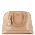 Open Promenade Bag Vernice Saffiano Leather Large