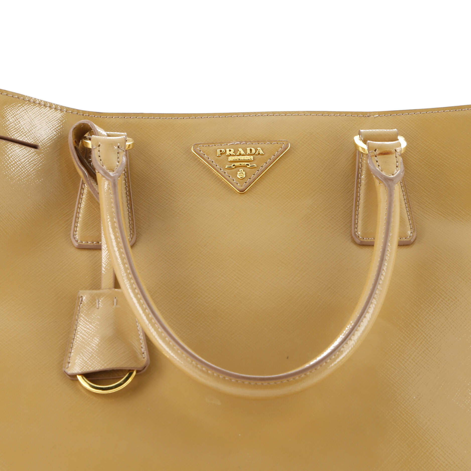 Lux Open Tote Vernice Saffiano Leather Tall