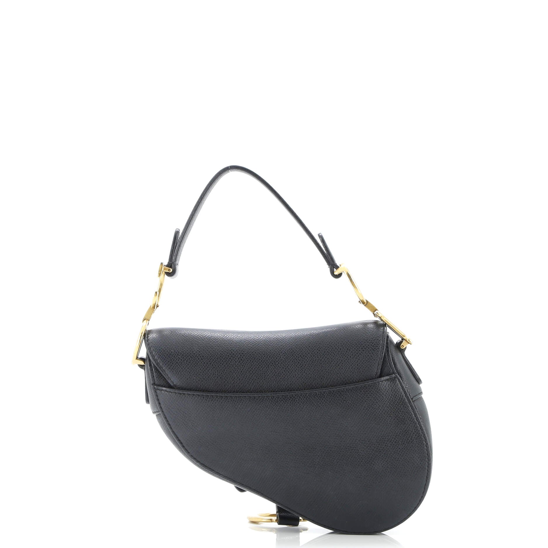 Saddle Handbag Leather Mini