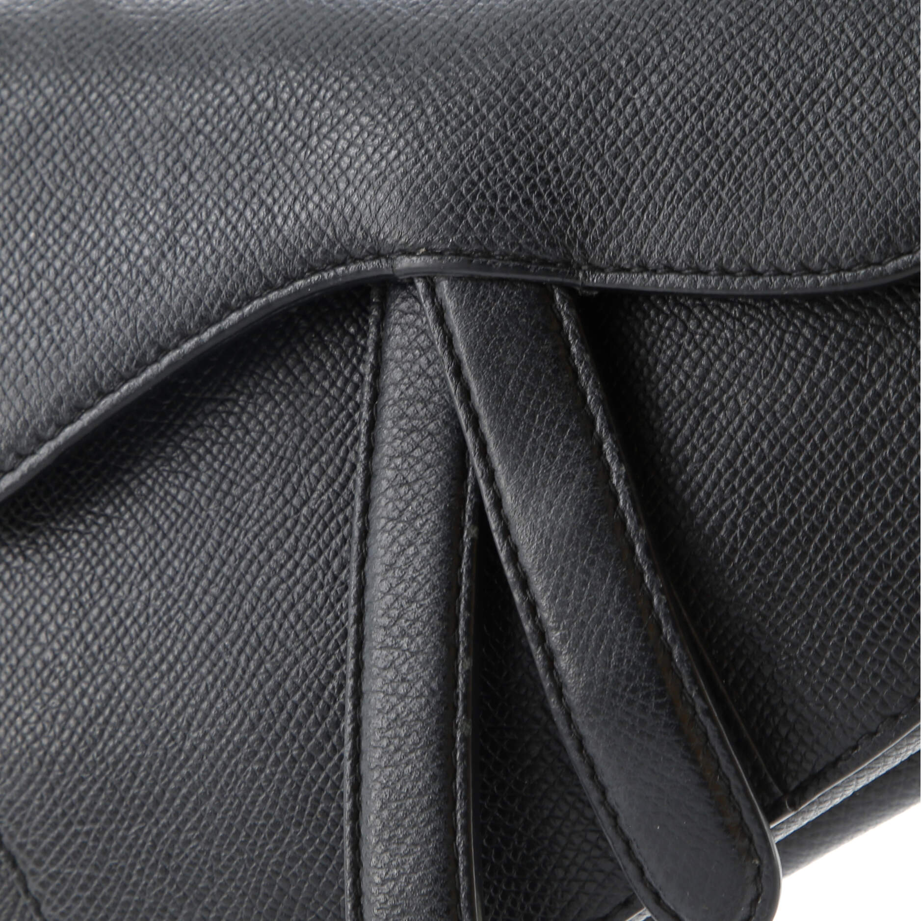 Saddle Handbag Leather Mini