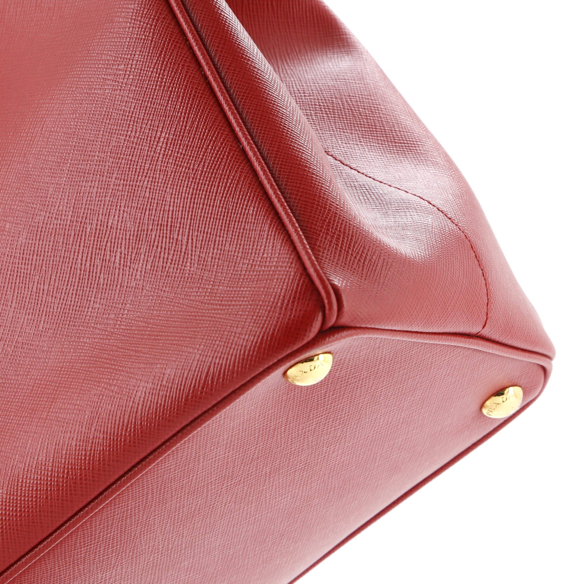 Double Zip Lux Tote Saffiano Leather Large