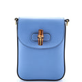 Bamboo Top Handle Backpack Leather Mini