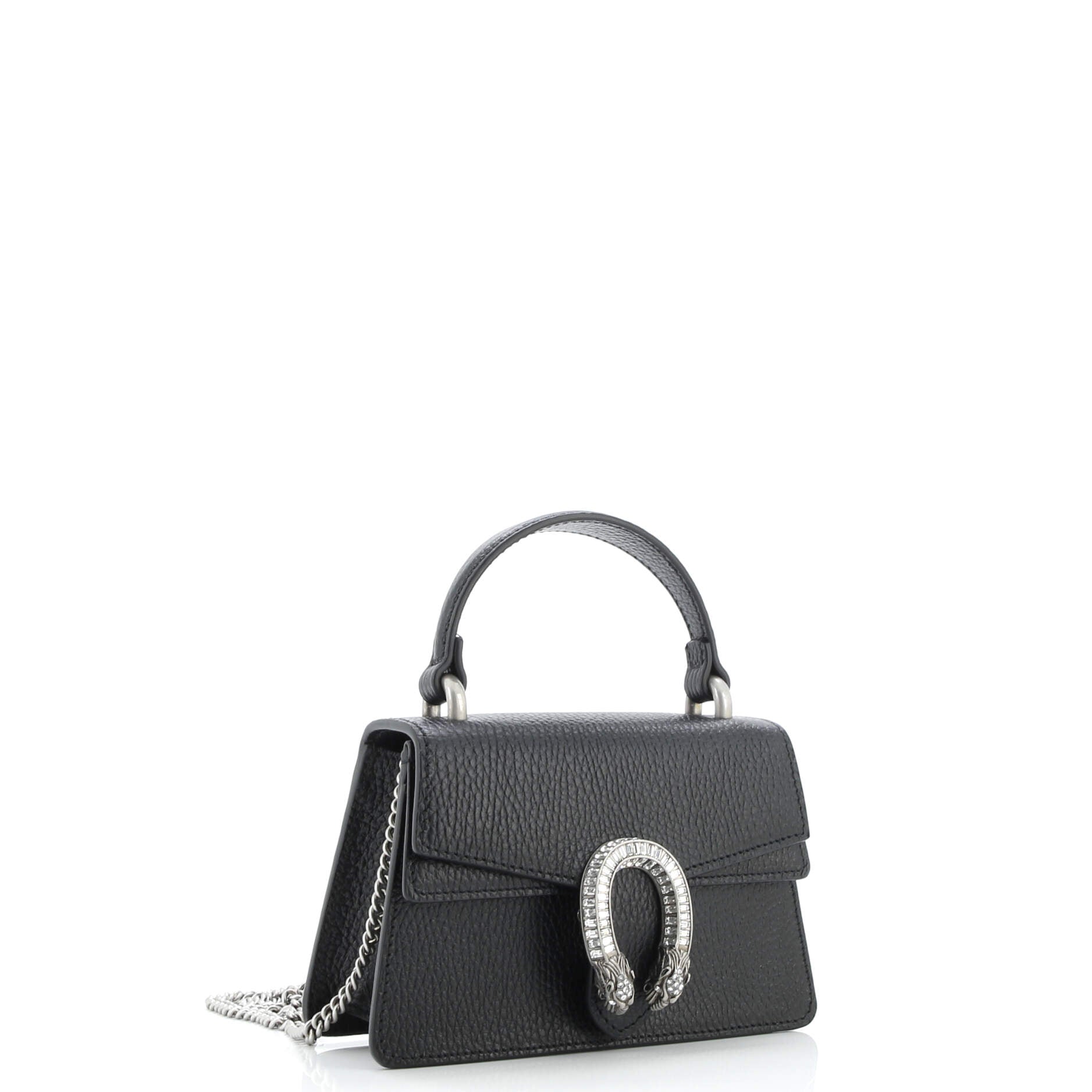Dionysus Top Handle Bag Leather with Crystals Mini