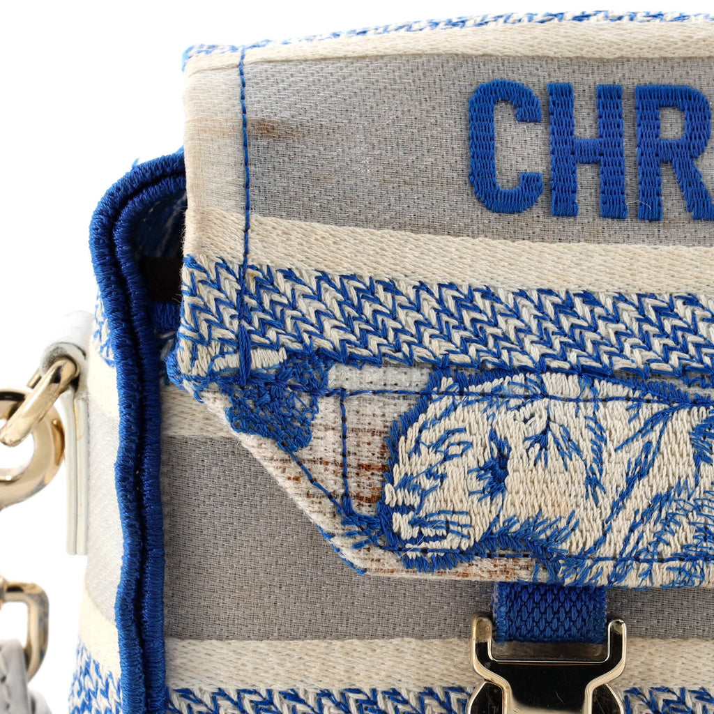 Diorcamp Messenger Bag Embroidered Canvas Small
