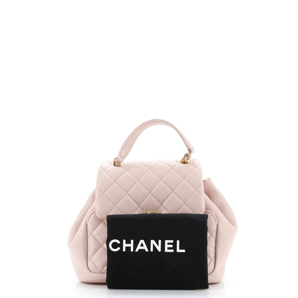 Daily Friend Backpack Quilted Lambskin