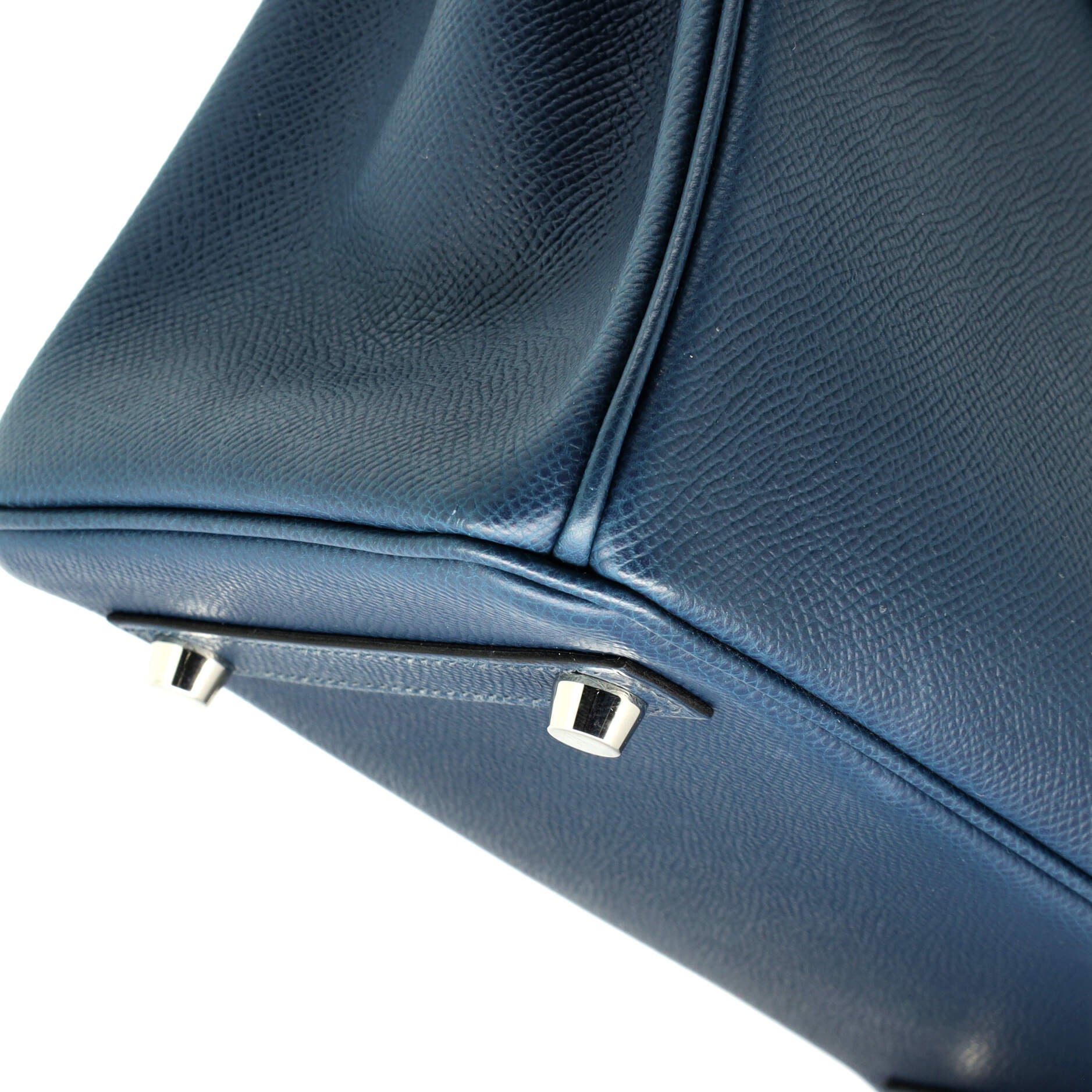 Birkin Handbag Tricolor Epsom with Palladium Hardware 25