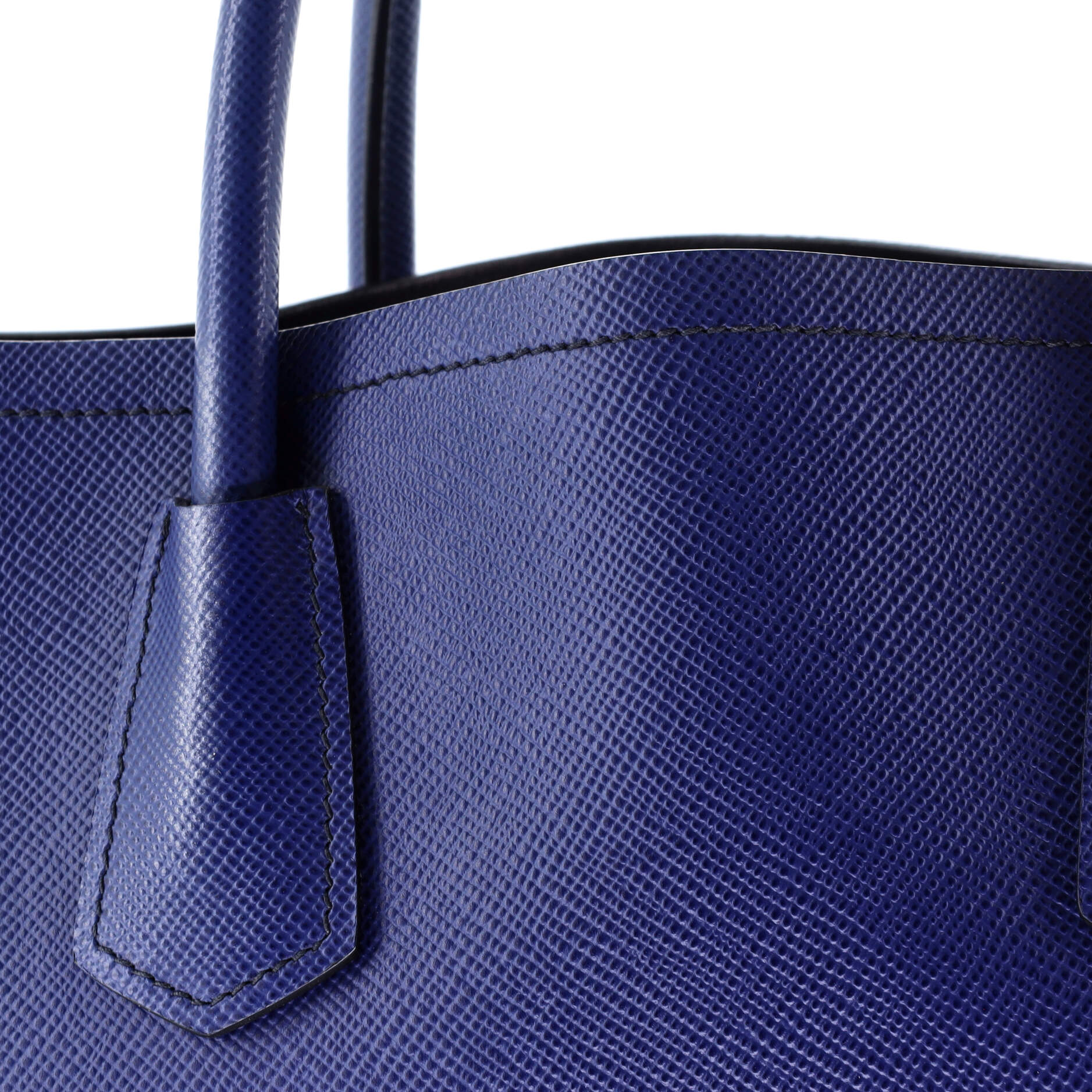 Cuir Double Tote Saffiano Leather Medium